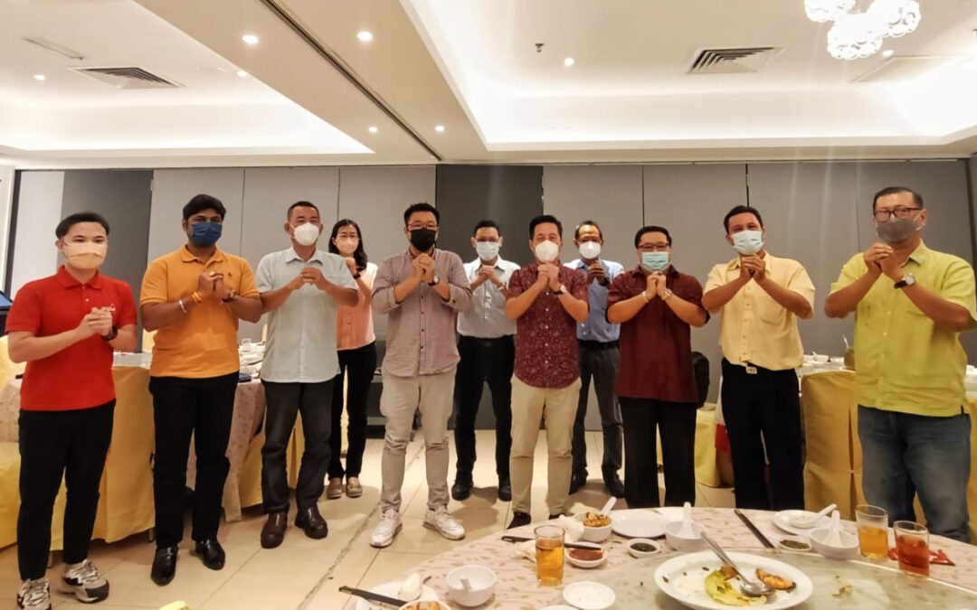 槟民政办媒体新春聚餐 胡栋强冀望疫情早日结束