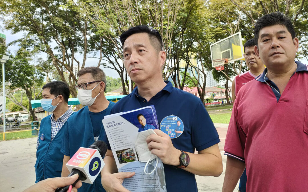 胡栋强：若胜选 将为斯里里蒙篮场设雨盖