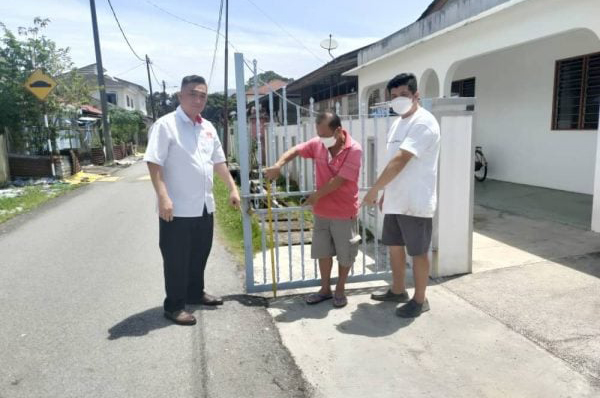 叻思新村铺路工程 欠缺完善威胁居民