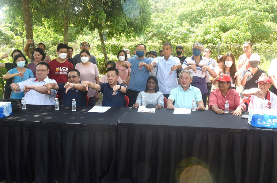 【“百万豪宅”沦外劳村】促彭文宝收回‘做大戏’言论  胡栋强：向当地居民们道歉